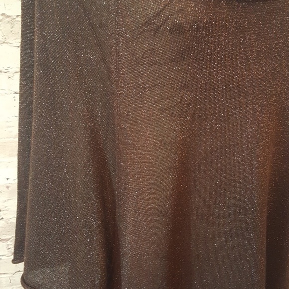 Joseph A Tissue Thin Metallic Sweater Sz M - Picture 4 of 5